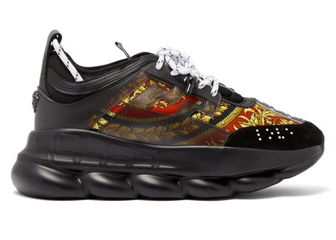 versace sneaker with chains|versace chain reaction twill.